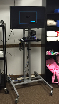 Bessemer Video conferencing cart display