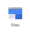 Google Sites icon from grid of Google products